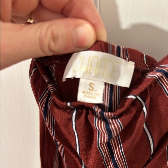 Red and Blue Sleeveless Jumpsuit - Picture 3 of 3